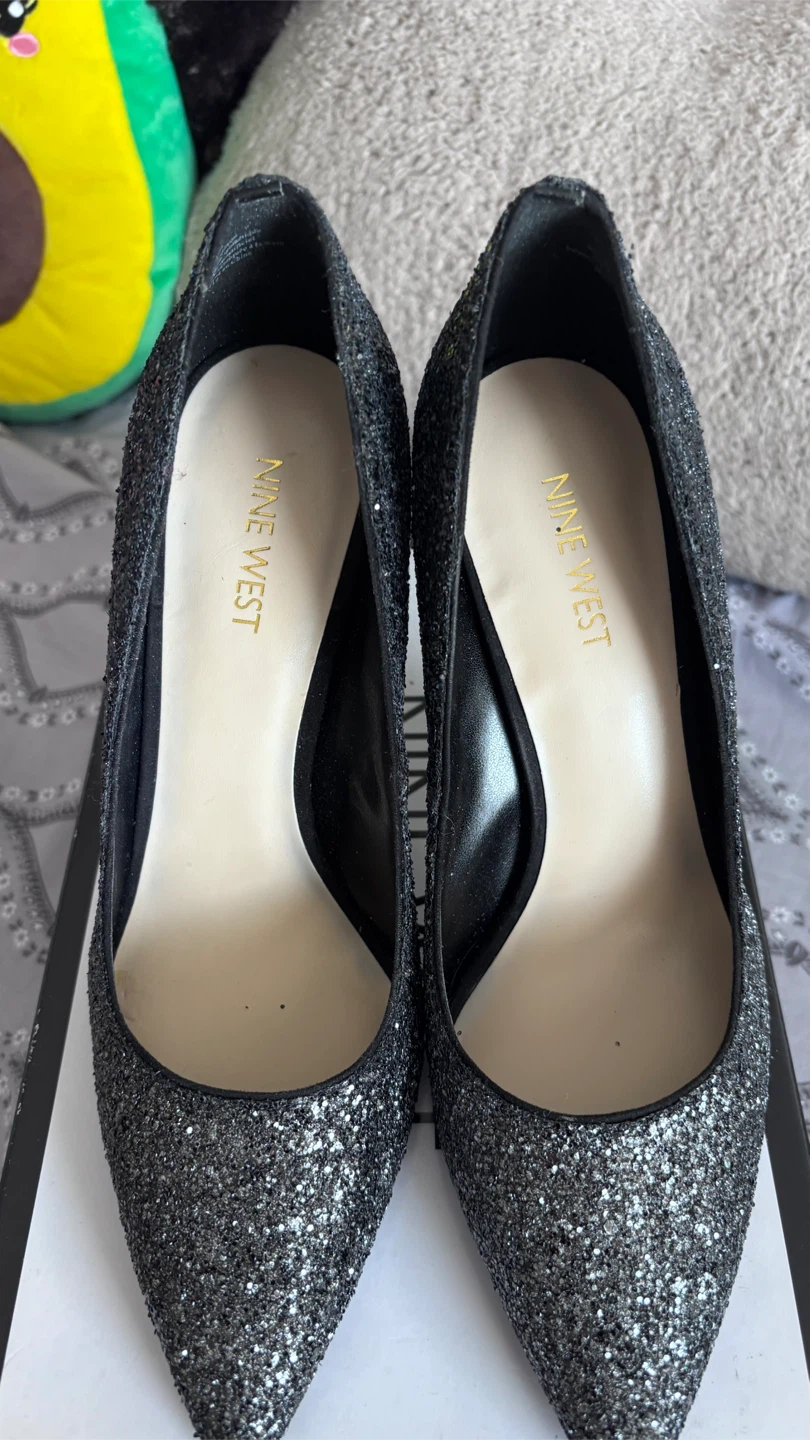 Nine West Tatiana glitter heels size 8M - photo 4