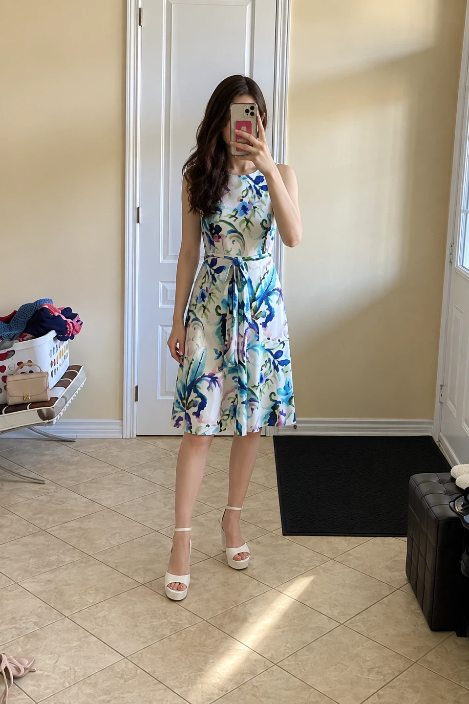Ralph Lauren Floral Dress - size M - photo 2