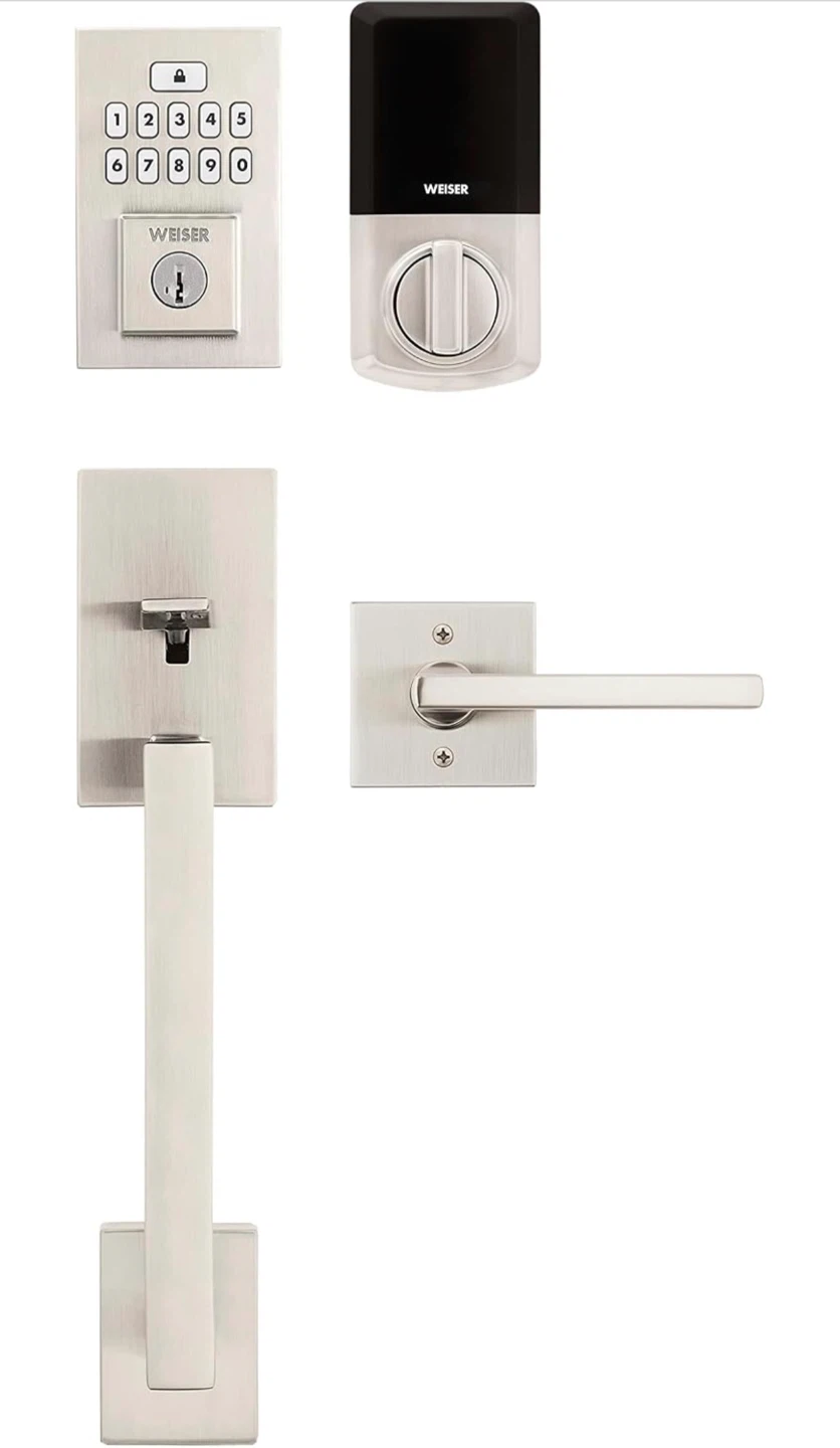 Weiser Keyless Entry Electronic Deadbolt and Handleset - photo 4