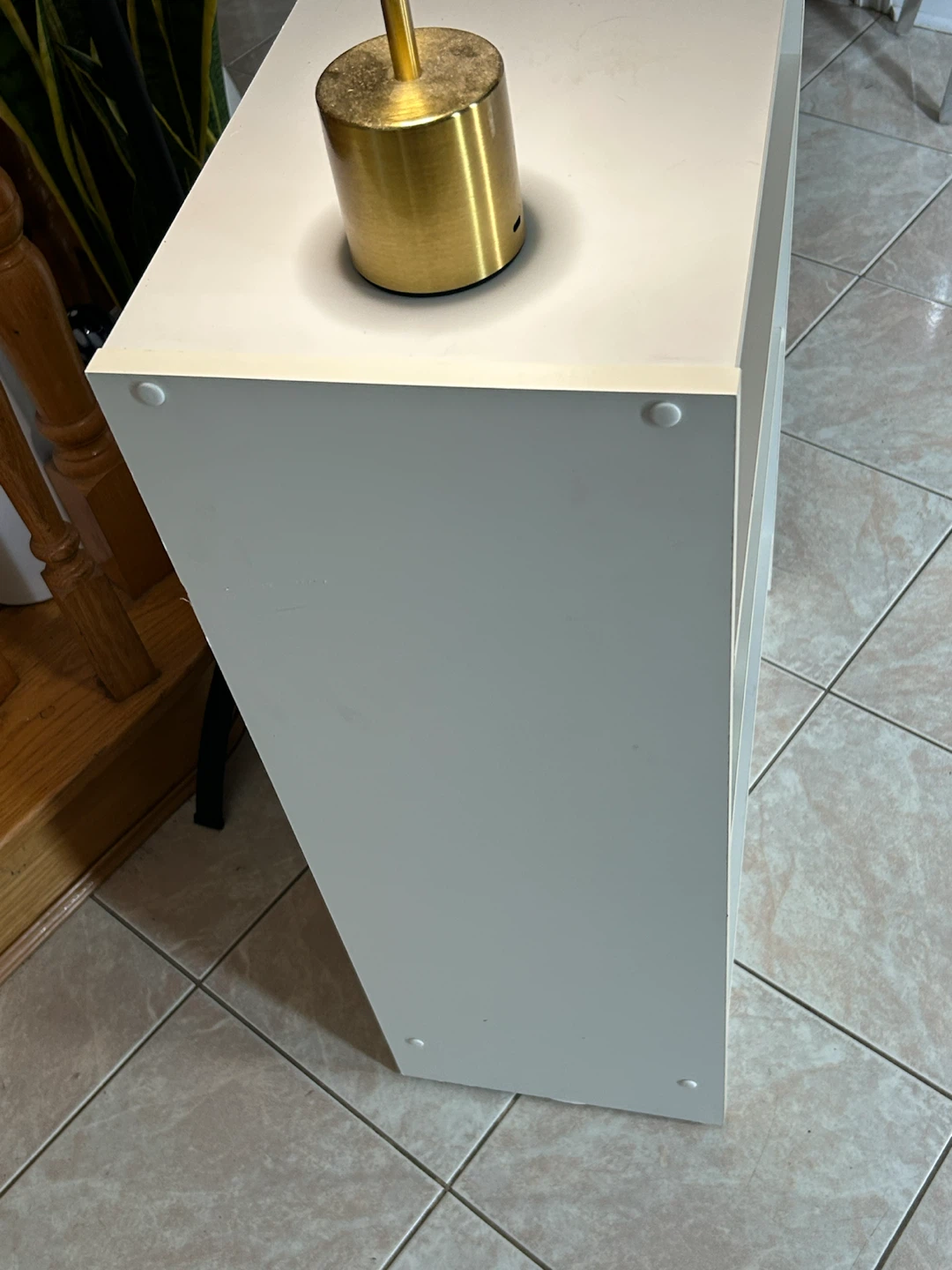 White 3-Tier Bookshelf - photo 2