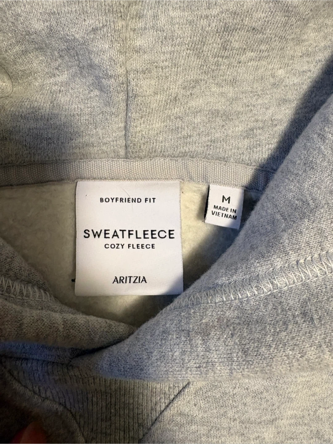 Aritzia Cozy Fleece Boyfriend Hoodie MENS MEDIUM - photo 3