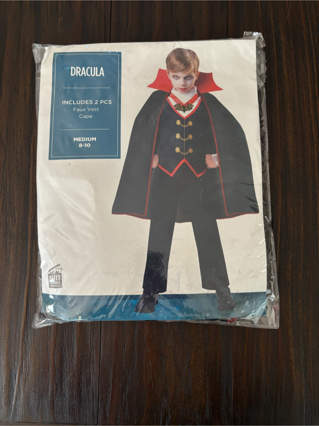 Suit Yourself Dracula Costume Medium 8-10