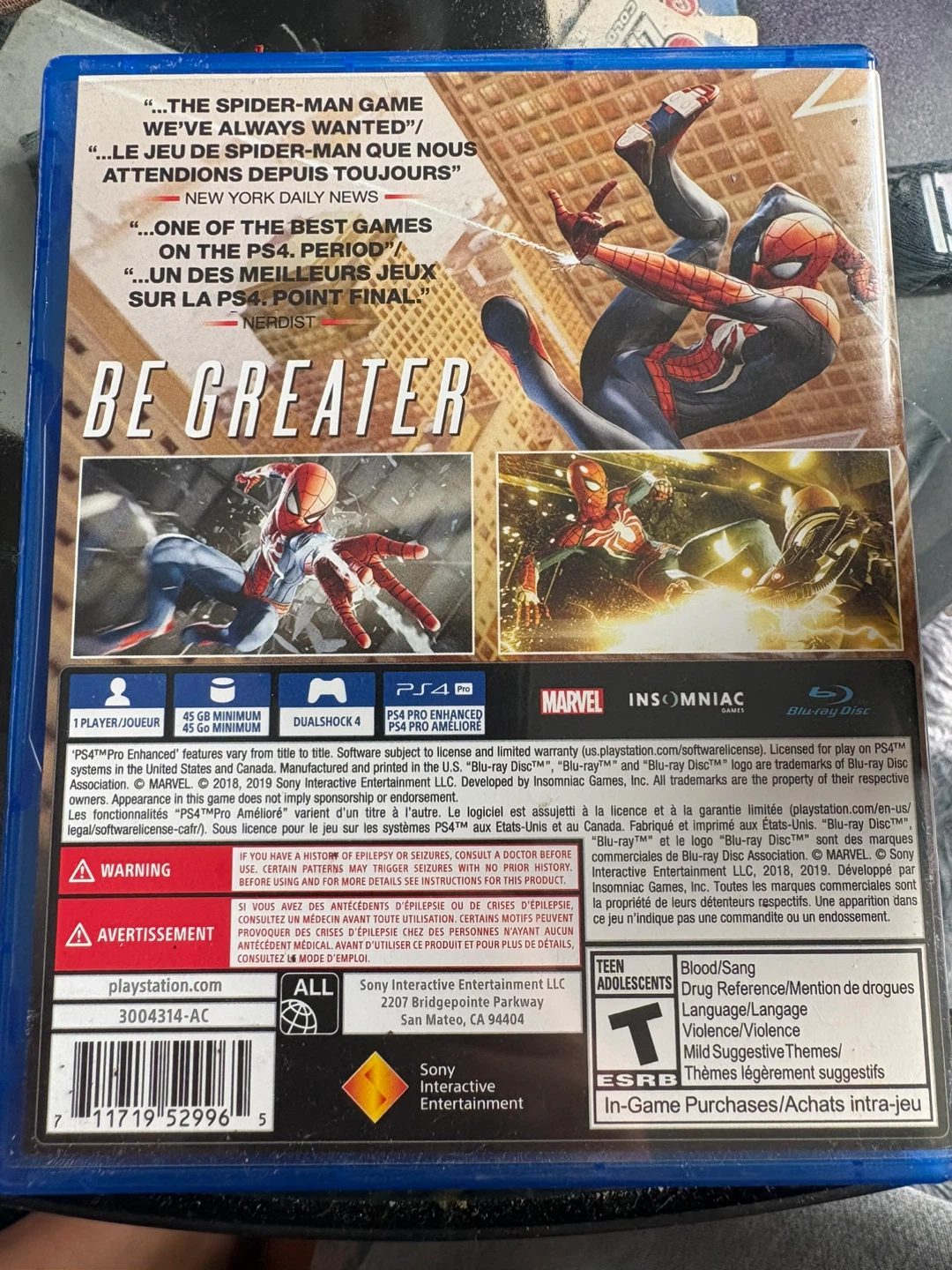 Marvel's Spider-Man Game of the Year Edition PS4 - photo 2