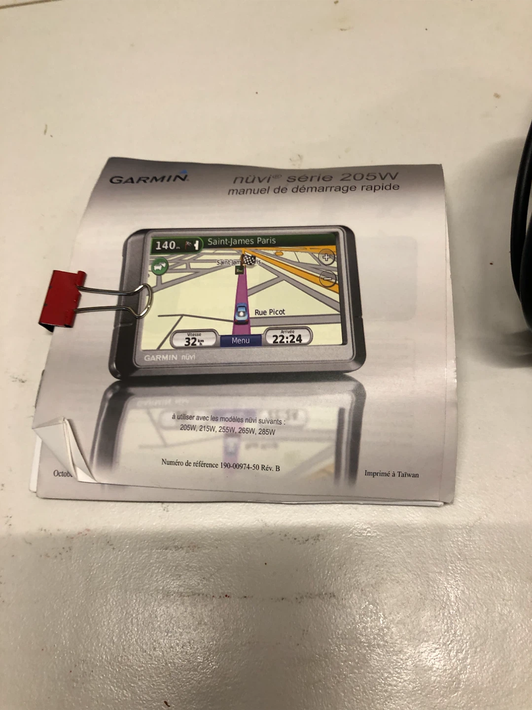 Garmin nuvi 205W GPS