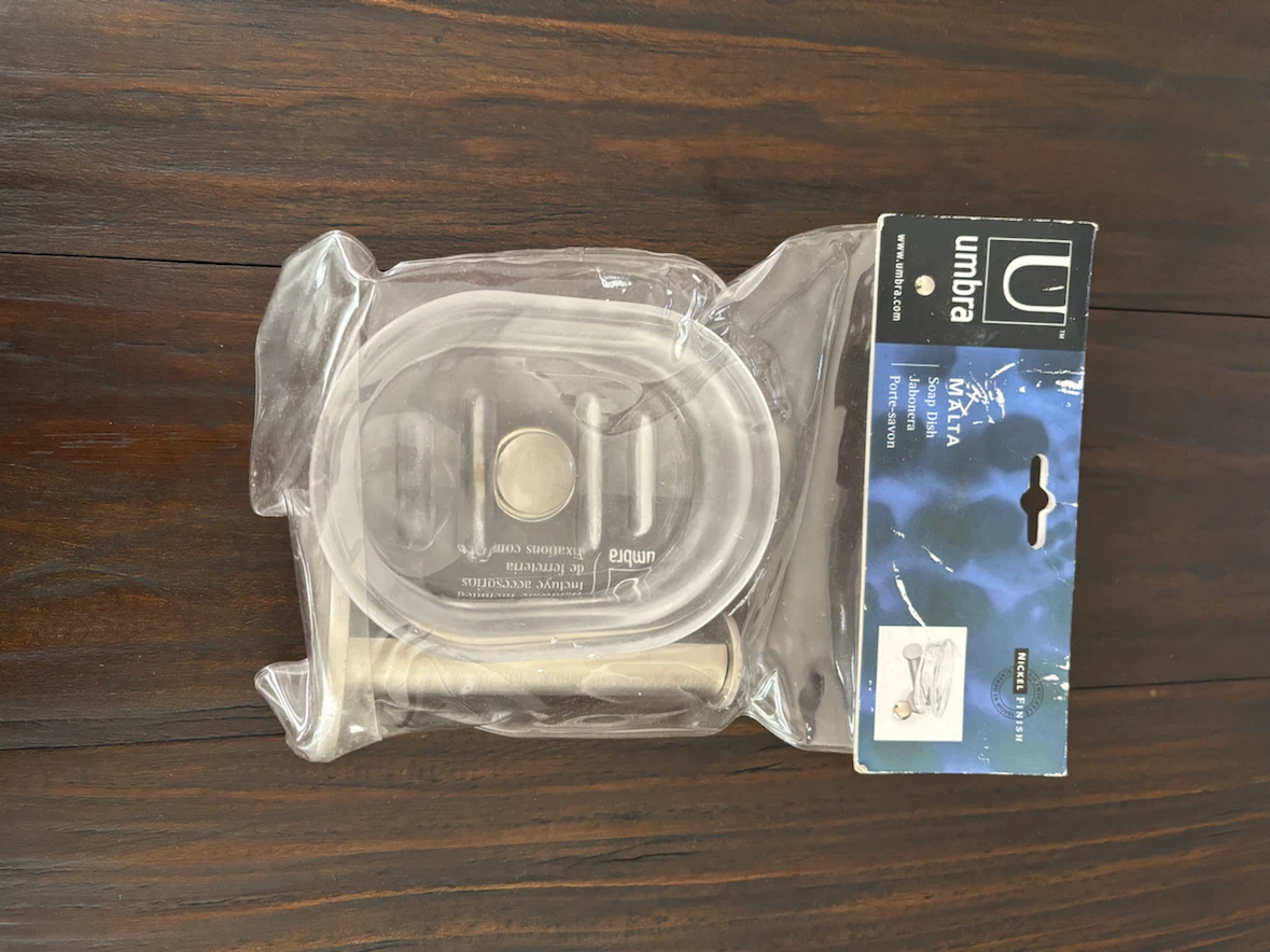 Umbra Malta Soap Dish Nickel Finish