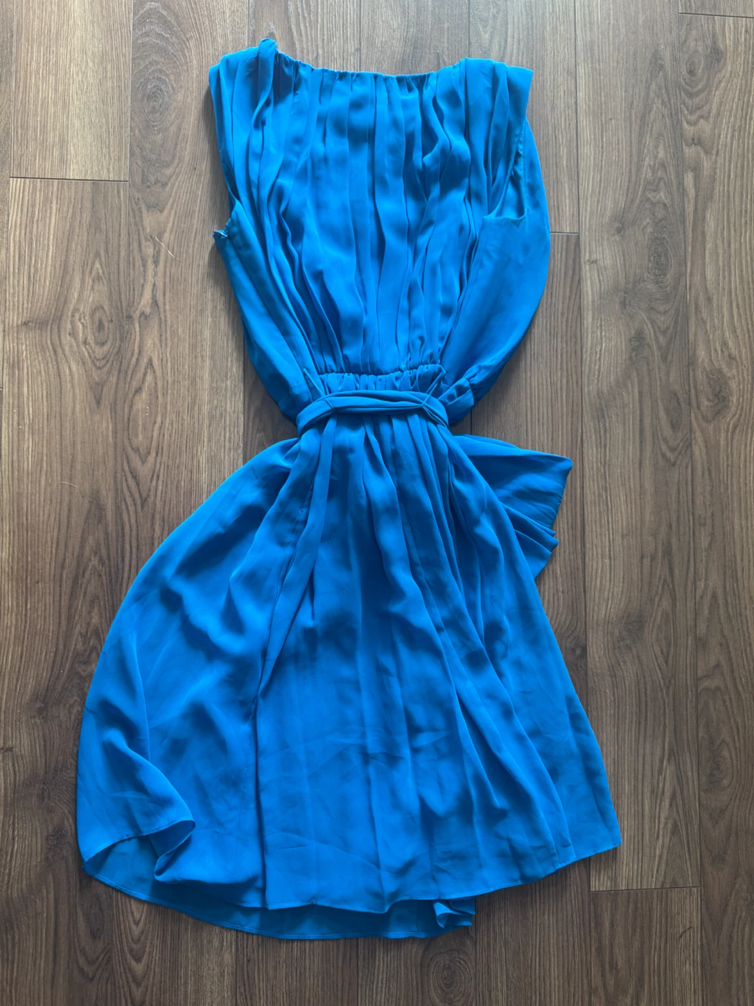 💙 Calvin Klein Electric Blue Dress – XS | Flattering & Feminine - photo 2