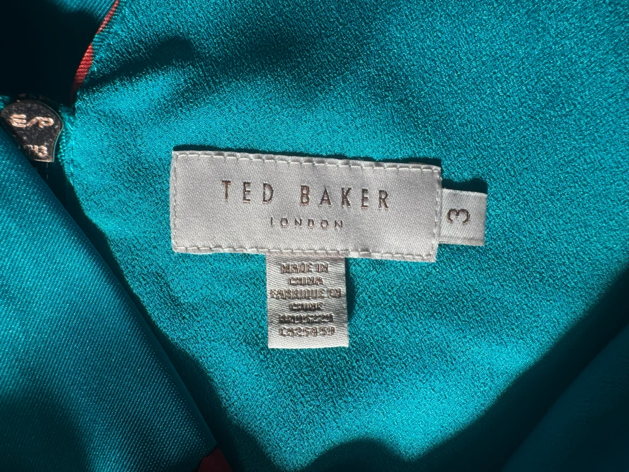 ❤️💙 Gorgeous Ted Baker London Blue & Red Jumpsuit – Size 3 - photo 3