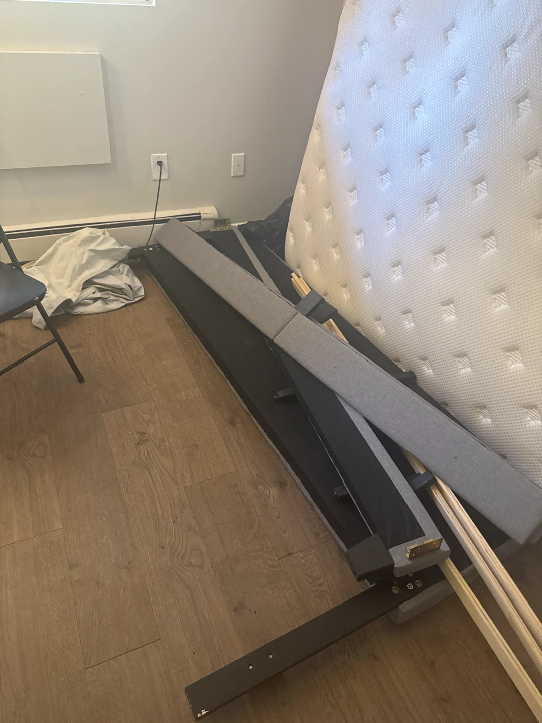 King Size Bed Frame and Mattress - photo 2