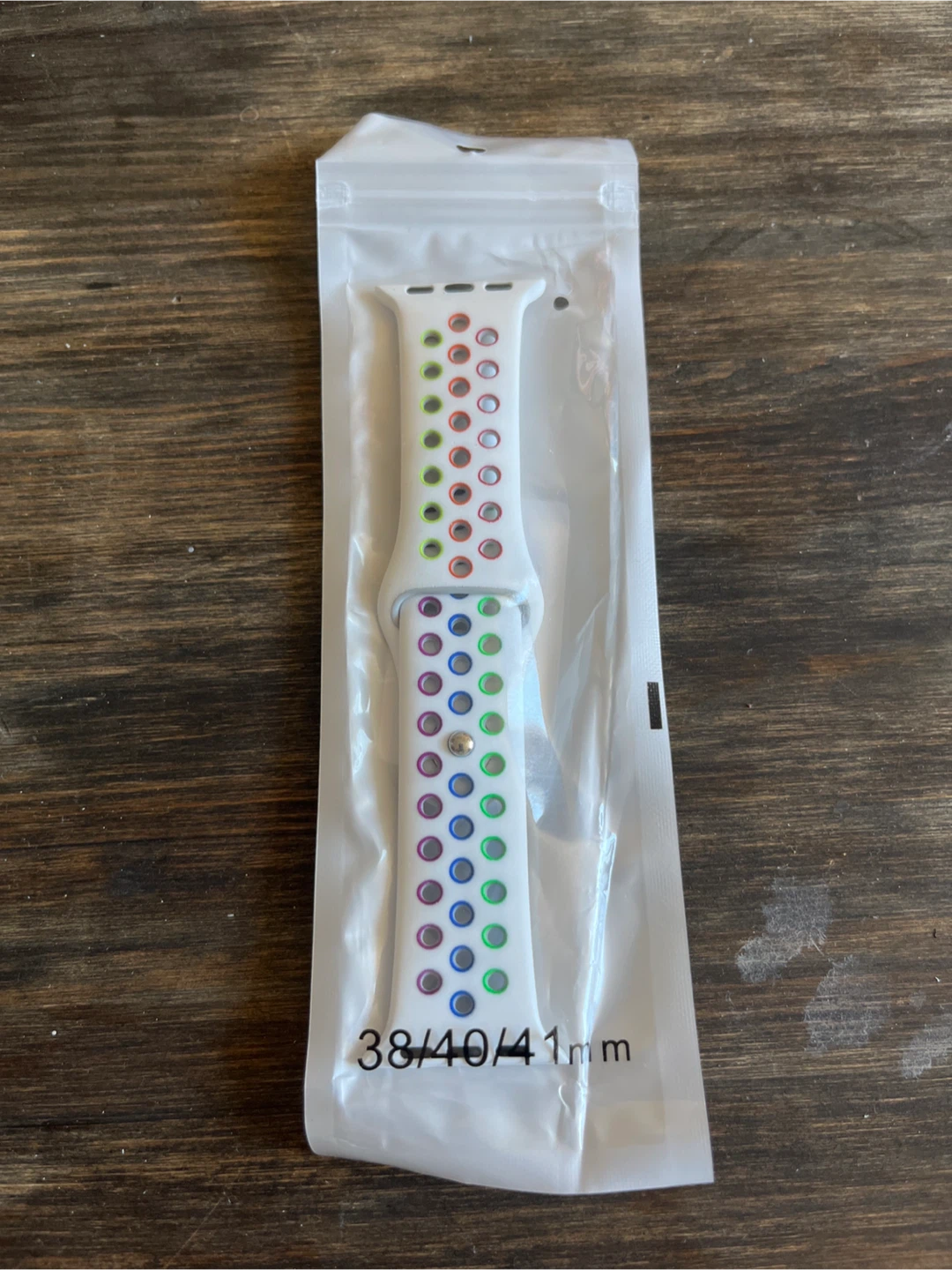 White Rainbow Sport Band for Apple Watch 38/40/41mm