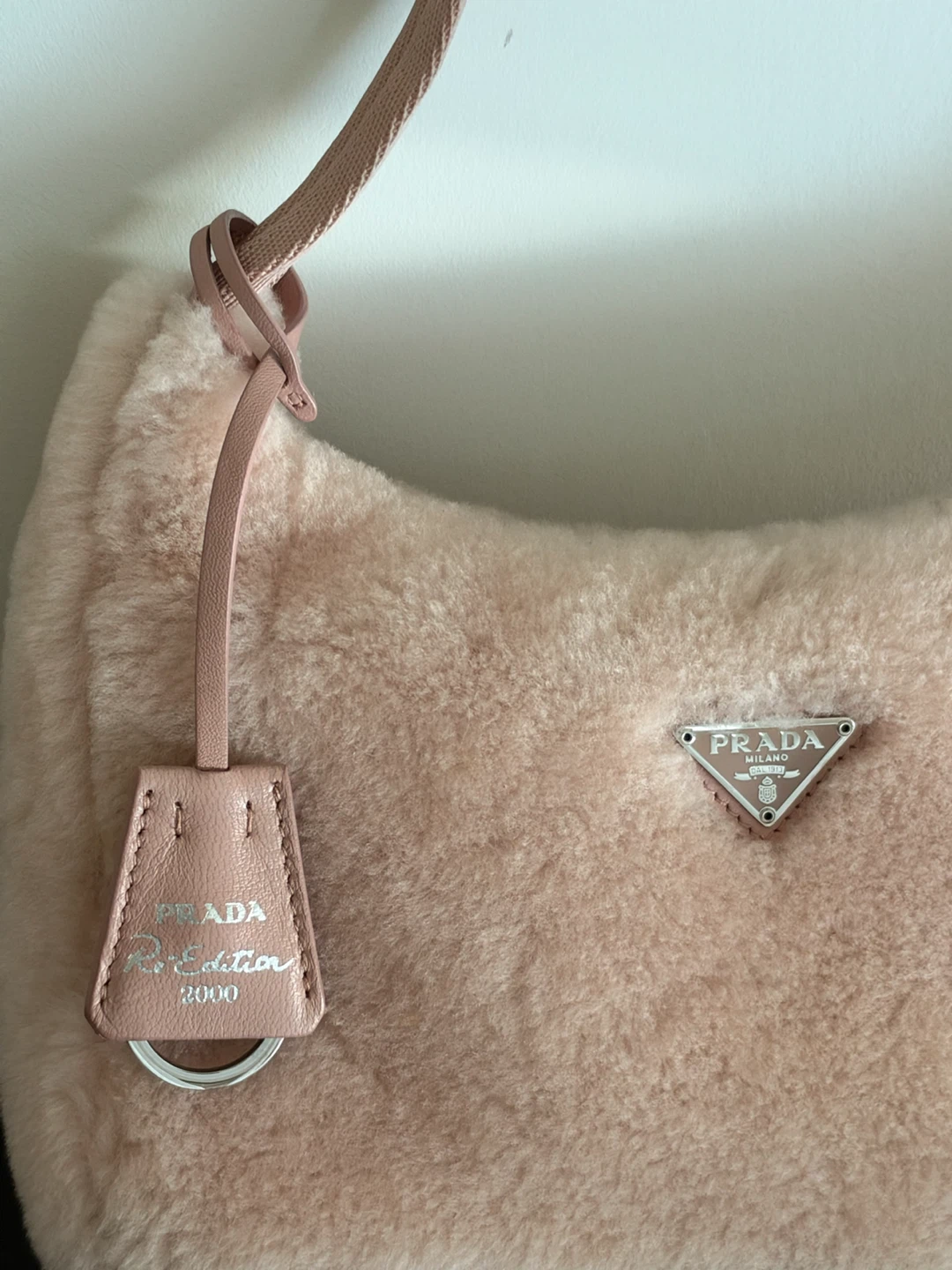 Prada Re-Edition 2000 Shearling Mini Bag - photo 2