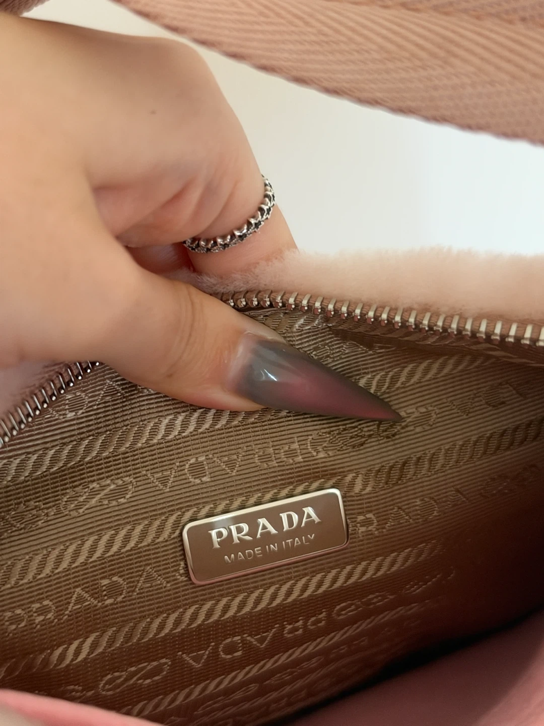 Prada Re-Edition 2000 Shearling Mini Bag - photo 5