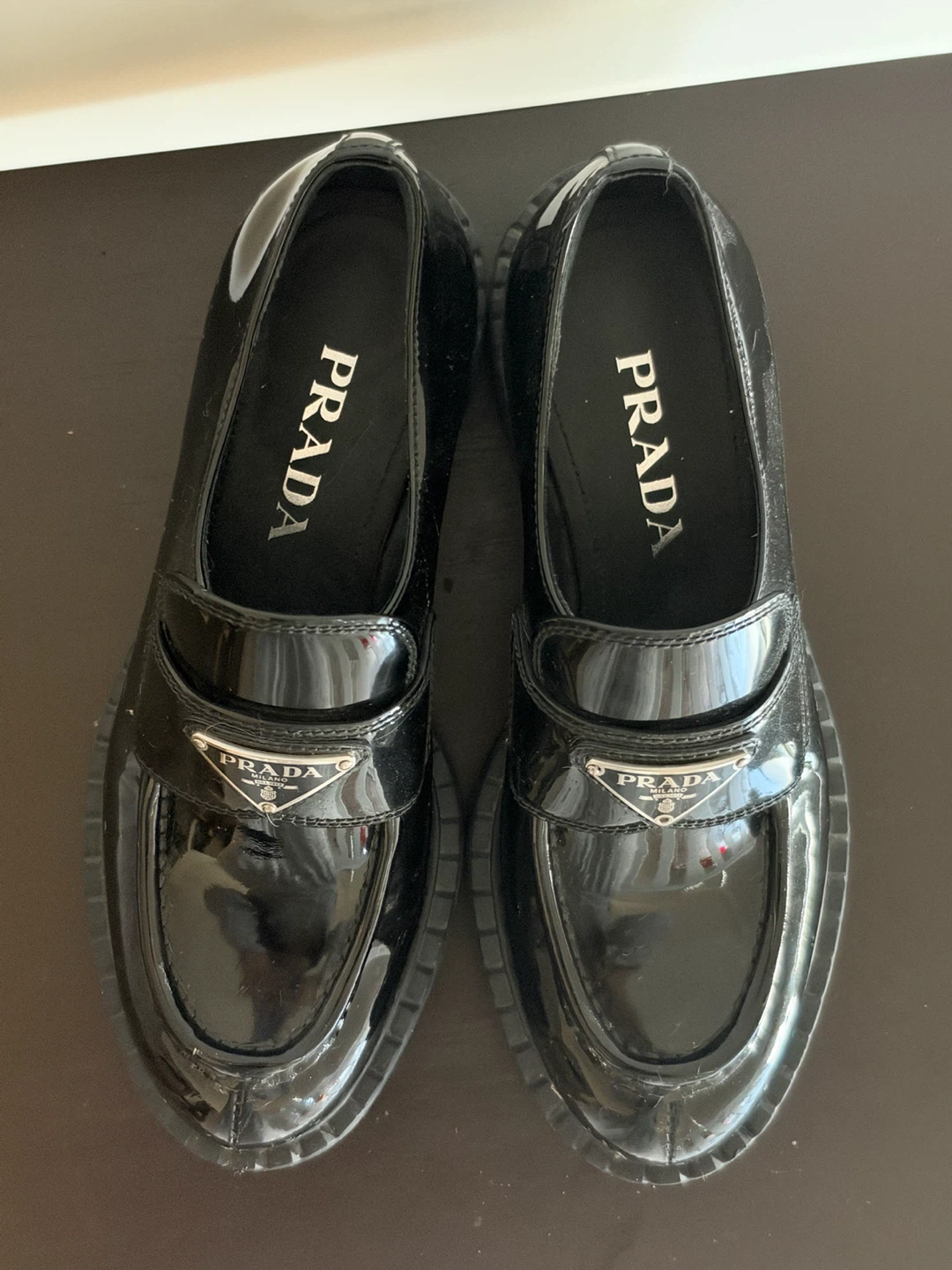 Prada Patent Leather Loafers - photo 3