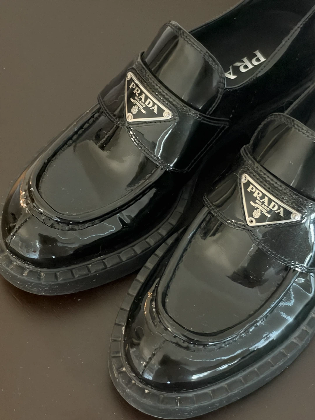 Prada Patent Leather Loafers - photo 4