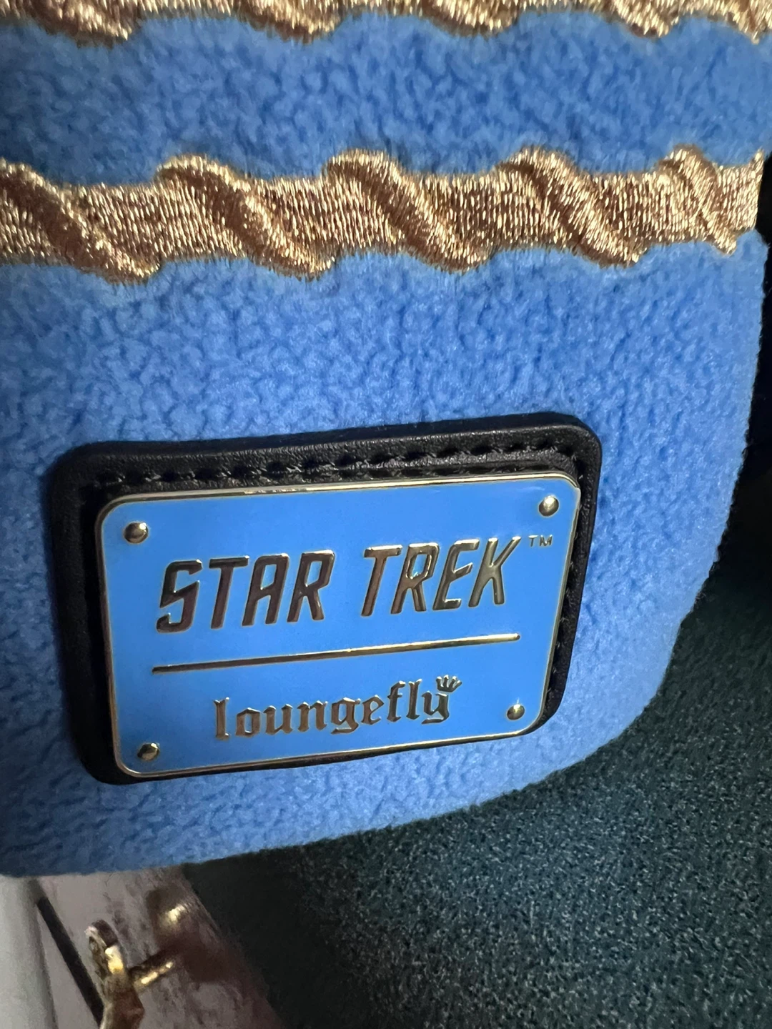 Loungefly Star Trek Hard Tag Mini Backpack with Fuzzy Coin Purse - photo 2