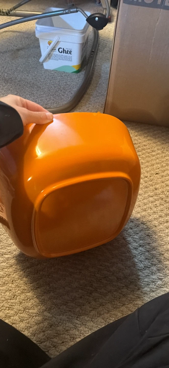 Orange Square Serving Bowl - photo 2