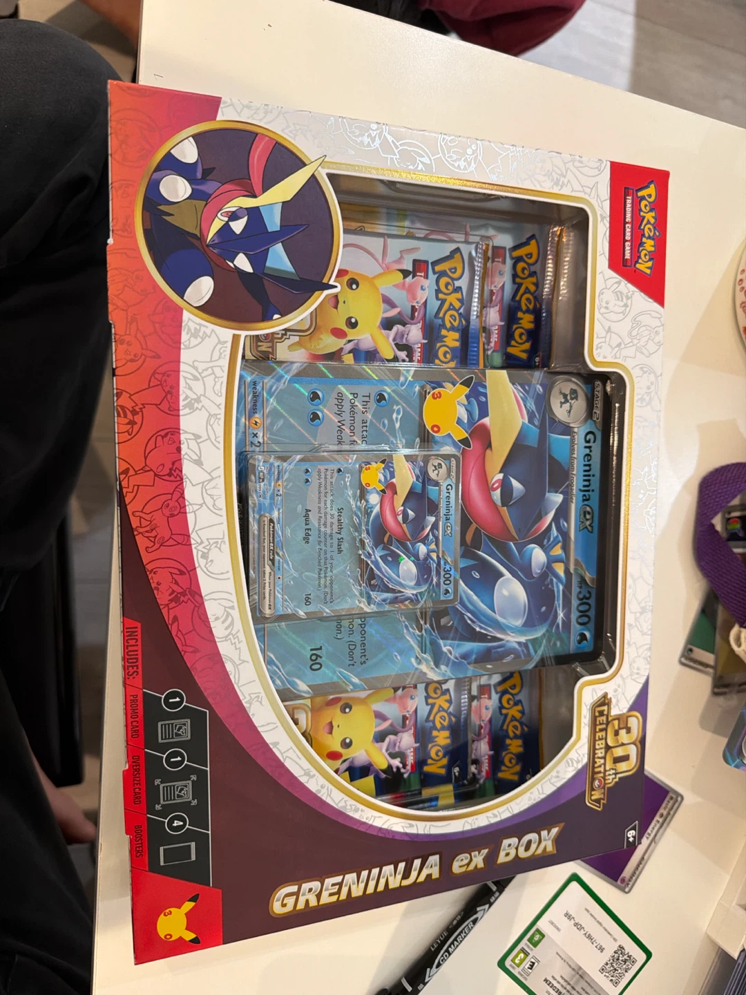 Pokemon 30th Celebration Greninja ex Box
