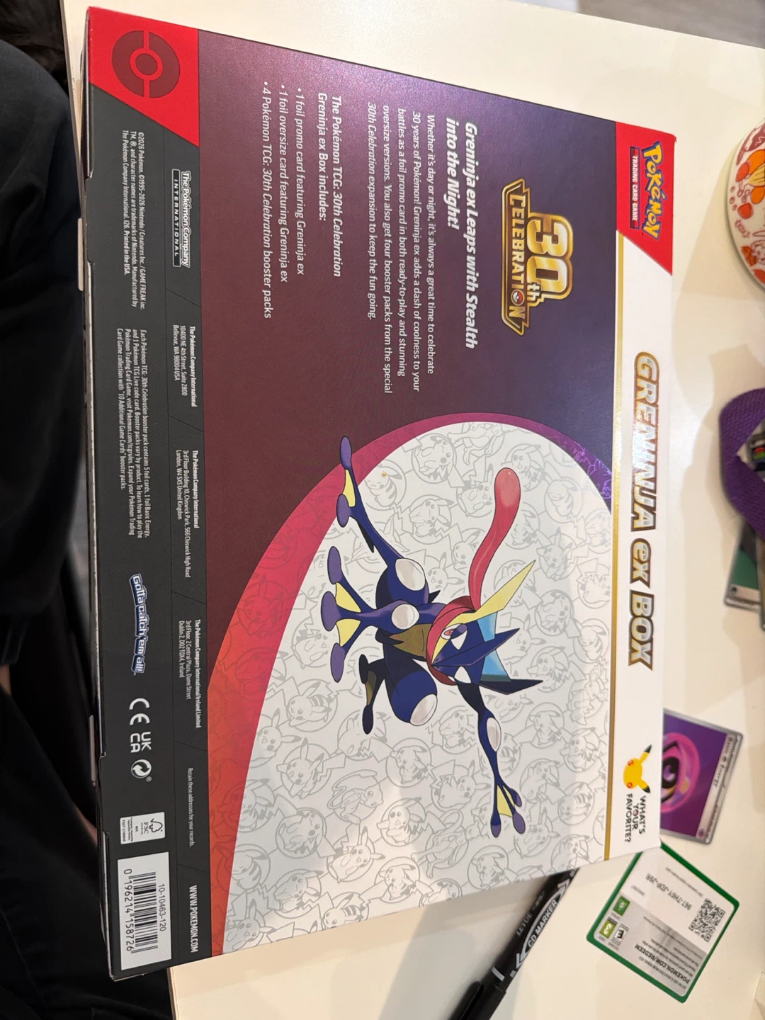 Pokemon 30th Celebration Greninja ex Box - photo 2
