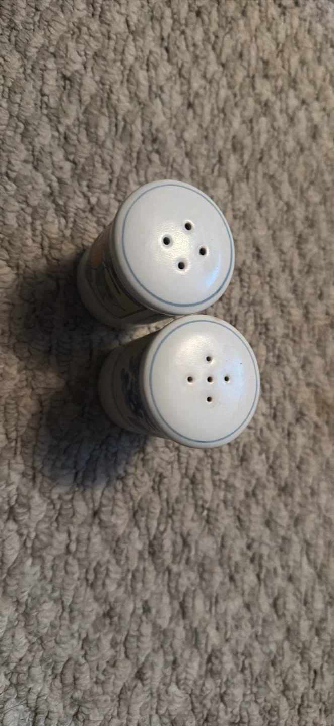 Ceramic Fruit Pattern Salt and Pepper Shakers