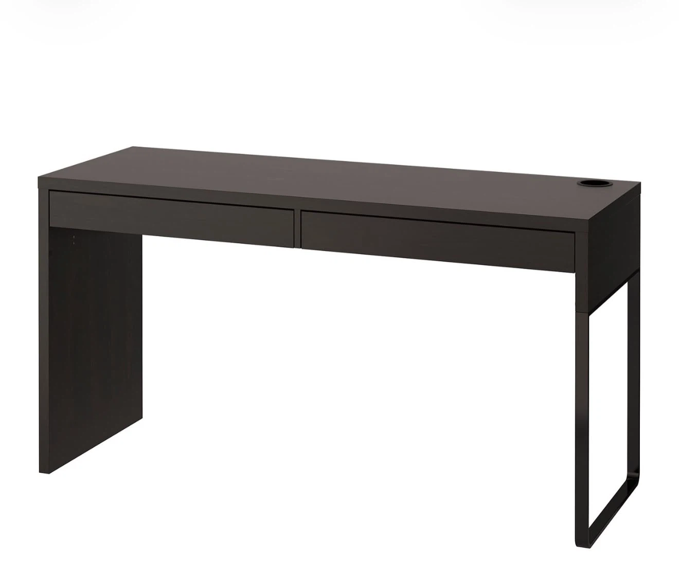 IKEA MICKE desk, black-brown