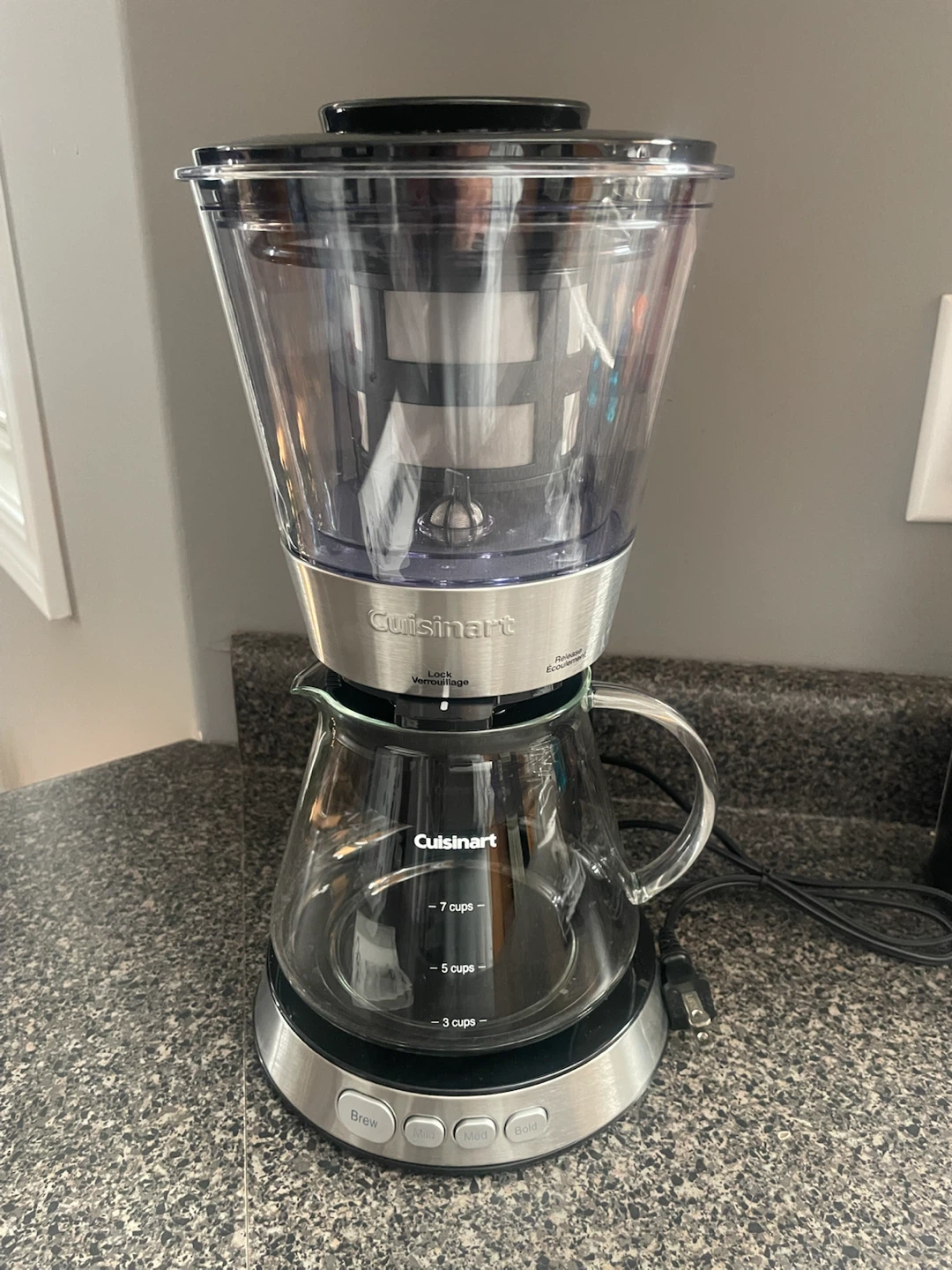 New Cuisinart 7-Cup Automatic Cold Brew Coffeemaker