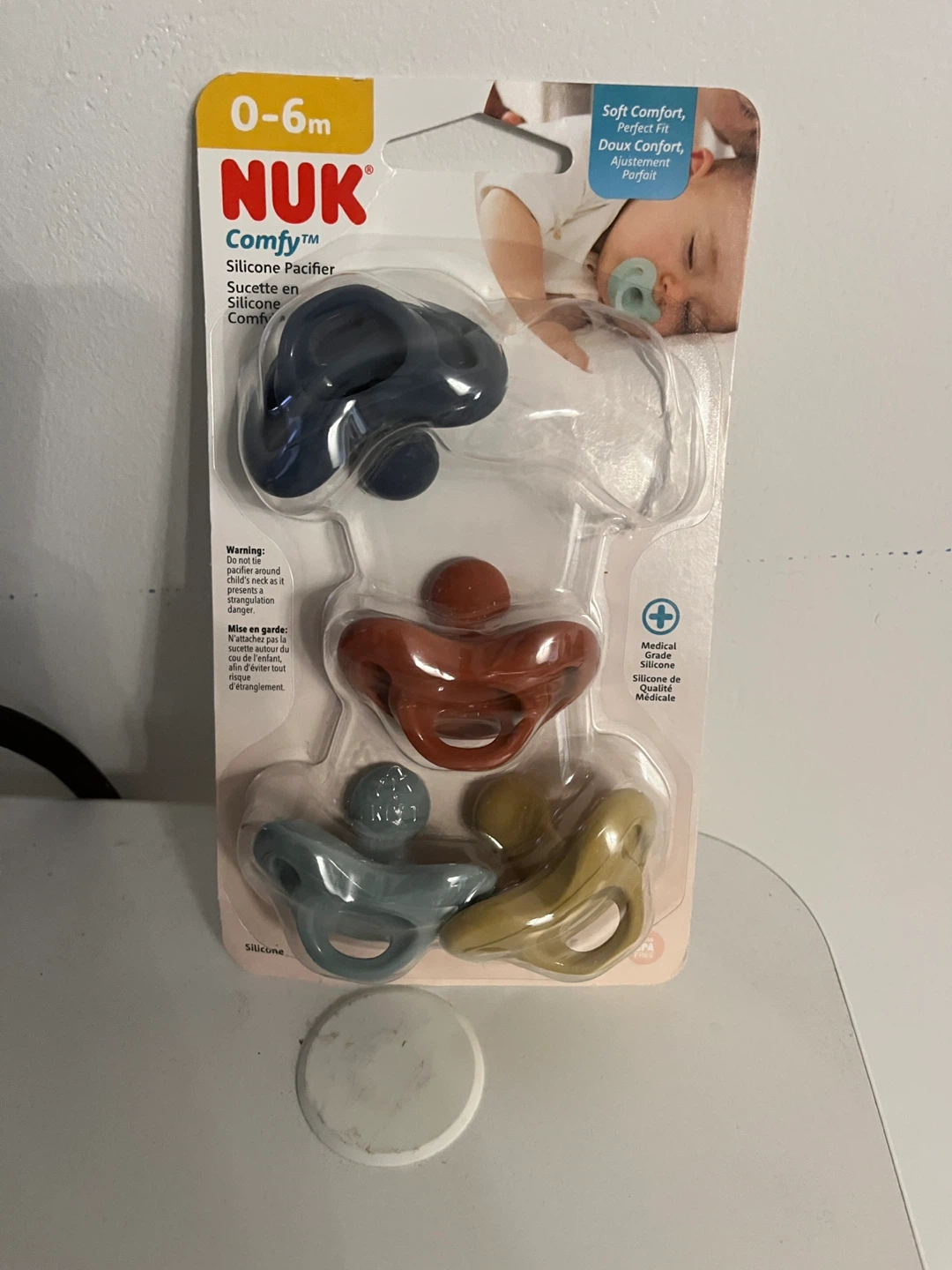 NUK Silicone Pacifiers for 0 - 6 months old