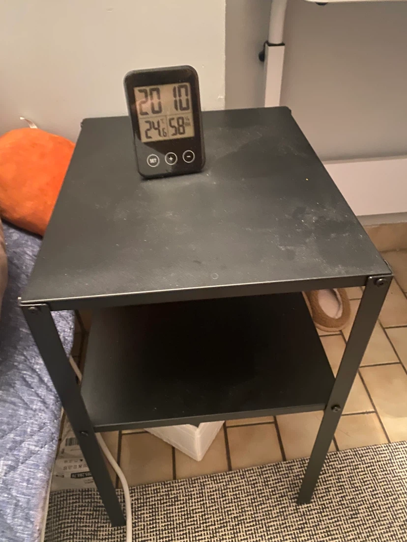 Black Metal Side Table