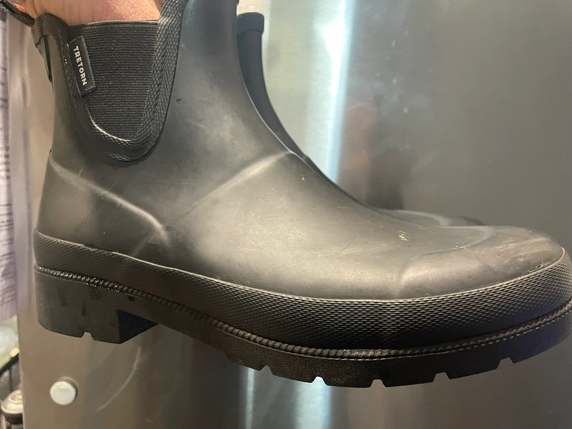 Tretorn Black Rubber Rain Boots - photo 5