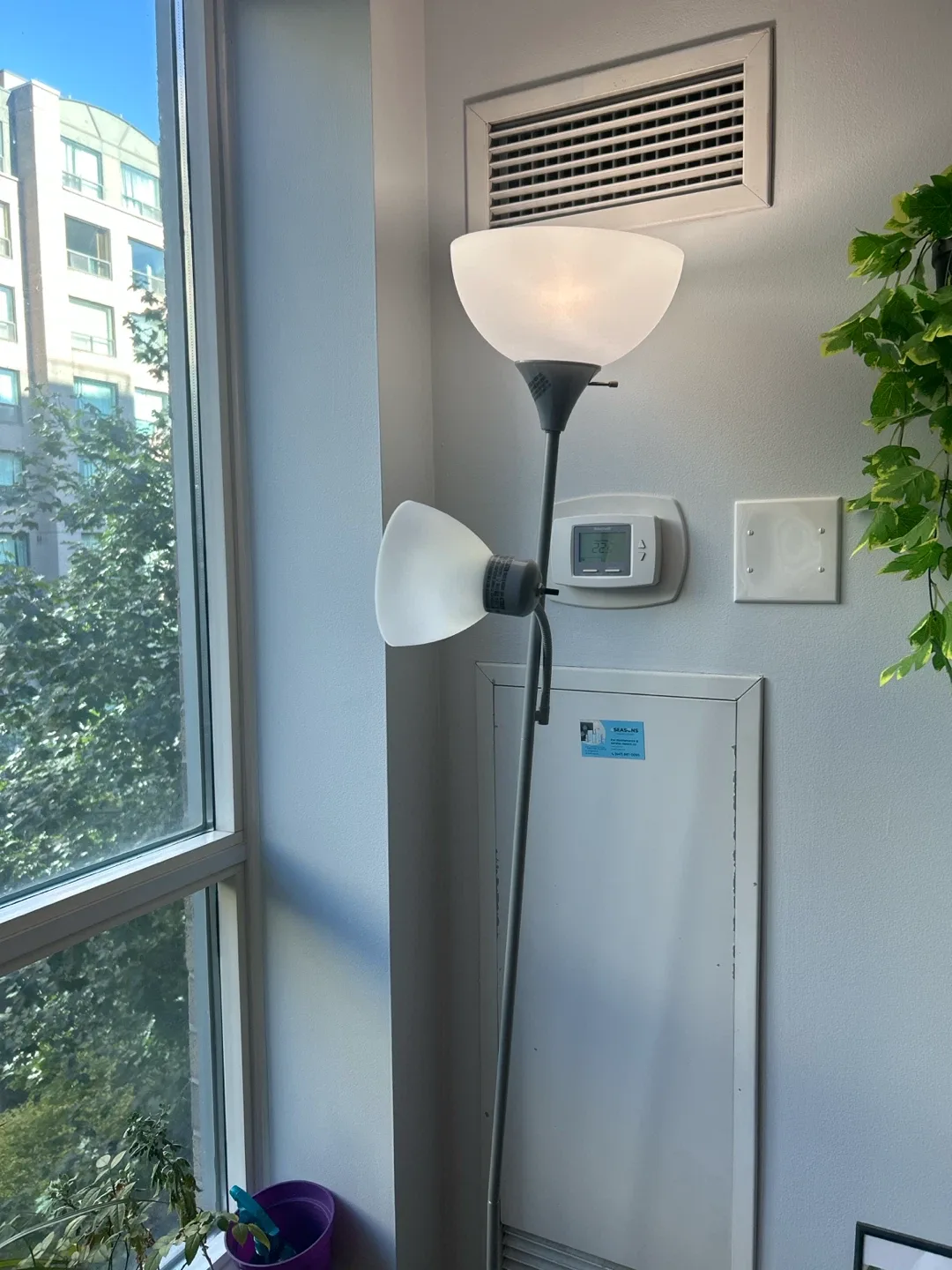 IKEA Floor lamp with adjustable reading light - photo 3