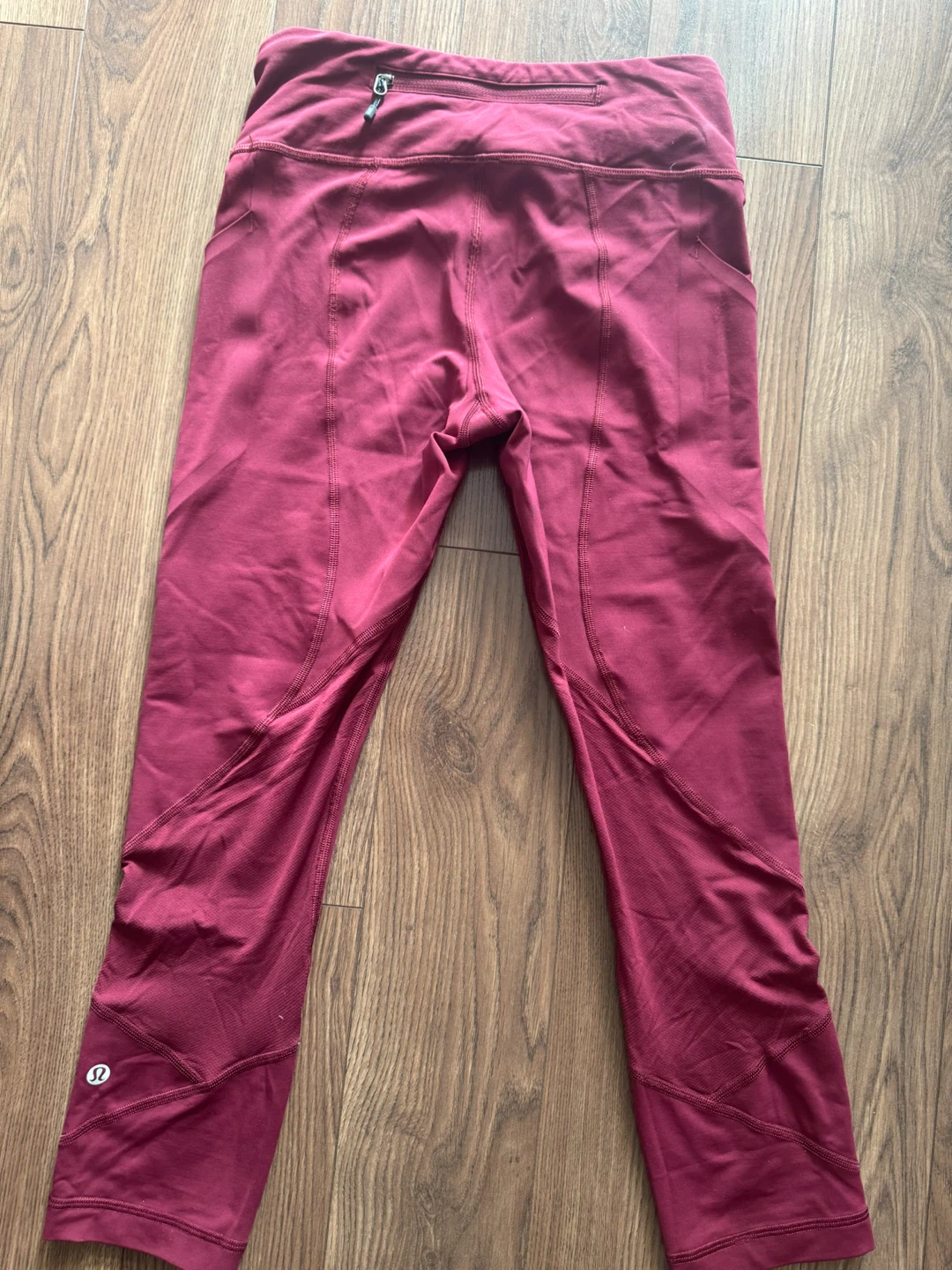 🍷 Lululemon Burgundy High-Waisted Tights – Size 4 / Fits XS–2 - photo 2