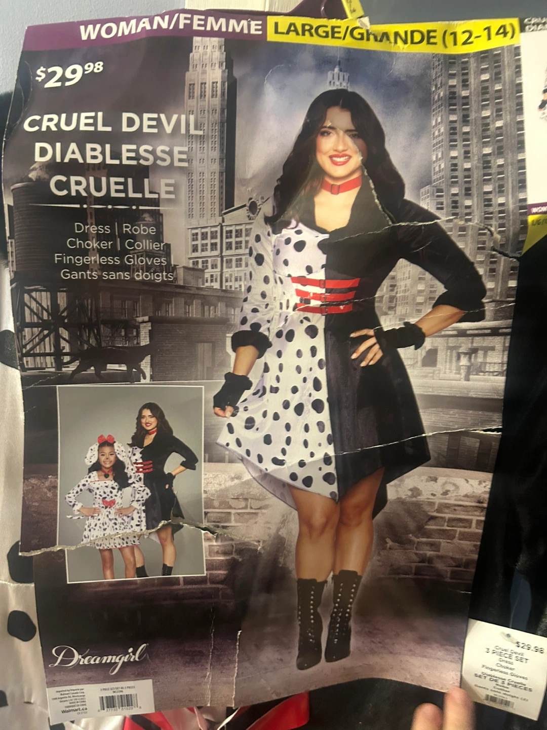 Dreamgirl Cruel Devil Costume Large