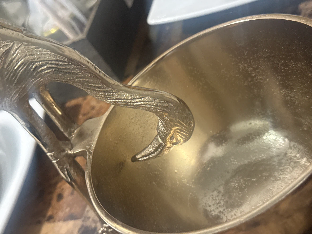 Gold Flamingo Serving Bowl - photo 5