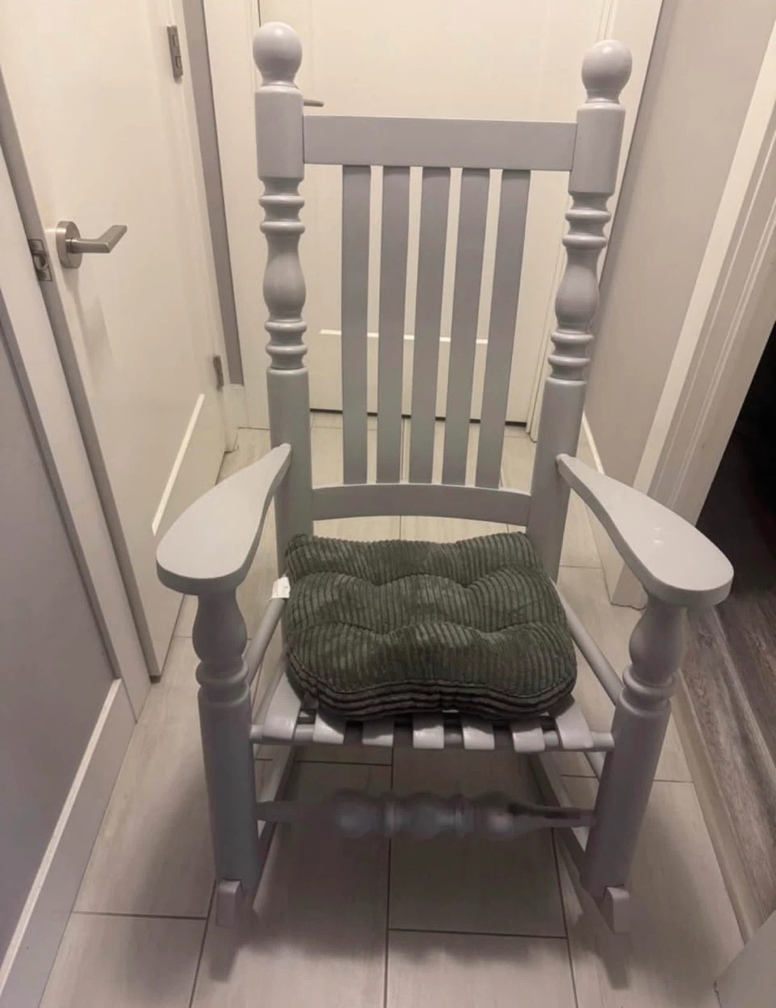 Grey Rocking Chair