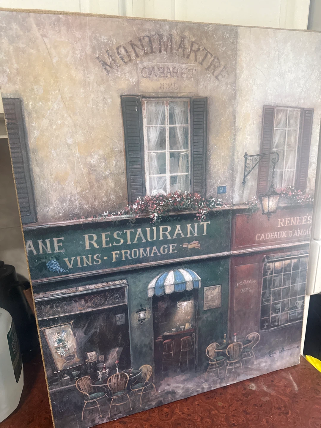 Ruane Manning Montmartre Restaurant Print Wall Art