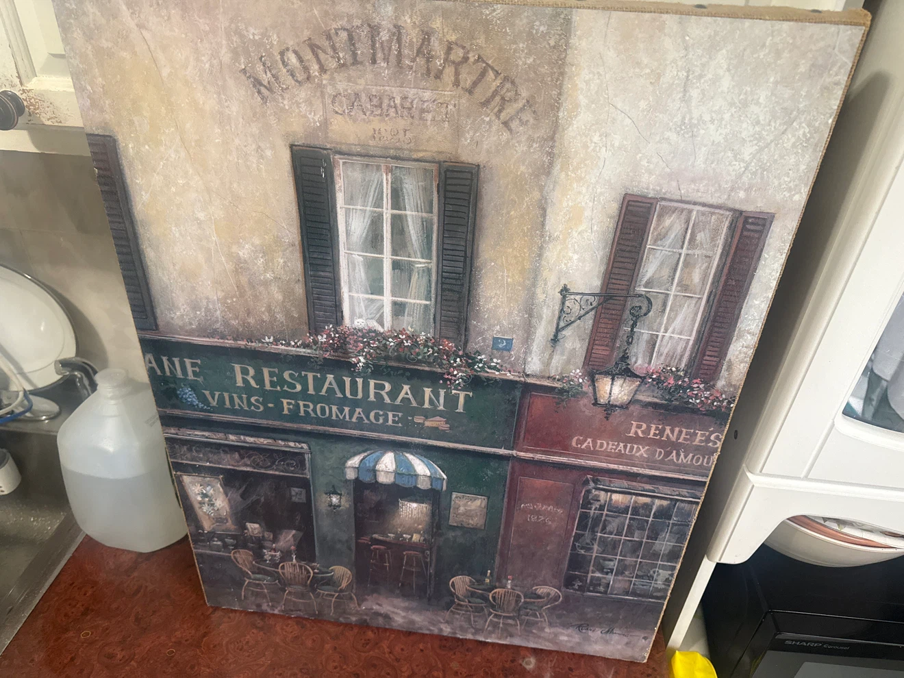 Ruane Manning Montmartre Restaurant Print Wall Art - photo 2
