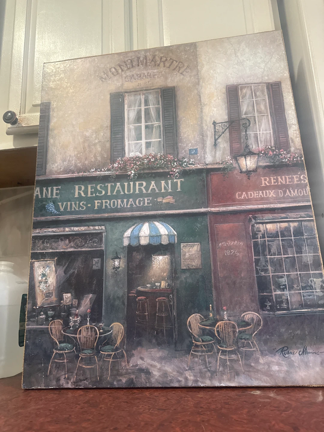 Ruane Manning Montmartre Restaurant Print Wall Art - photo 3