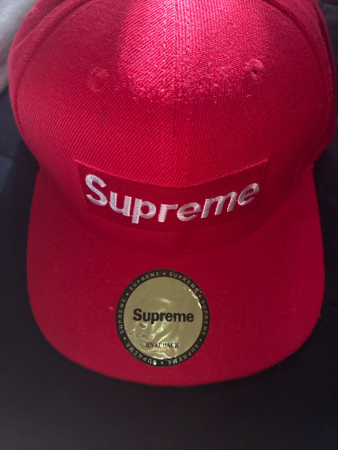 Supreme Red Snapback Hat