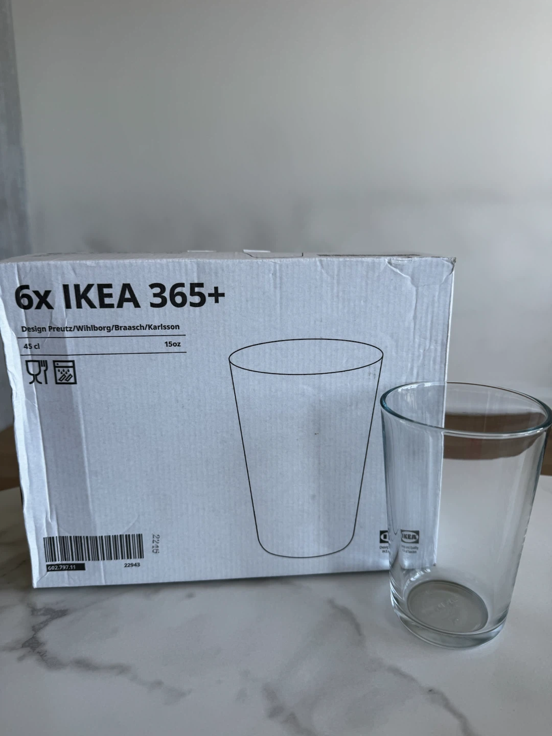 Glasses - set of 6