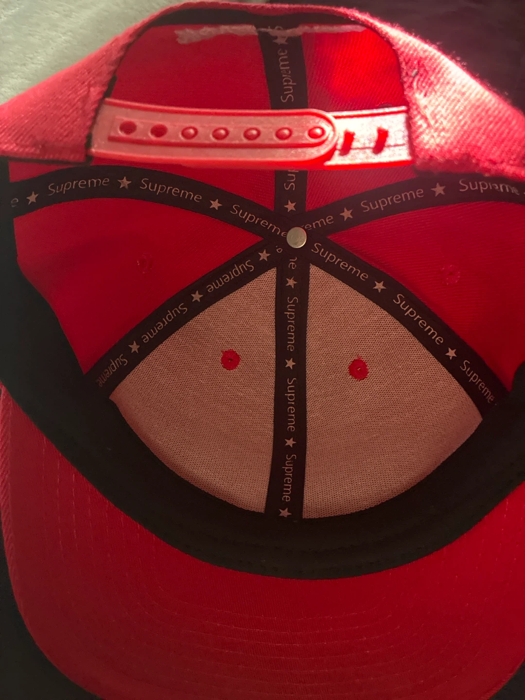 Supreme Red Snapback Hat - photo 2