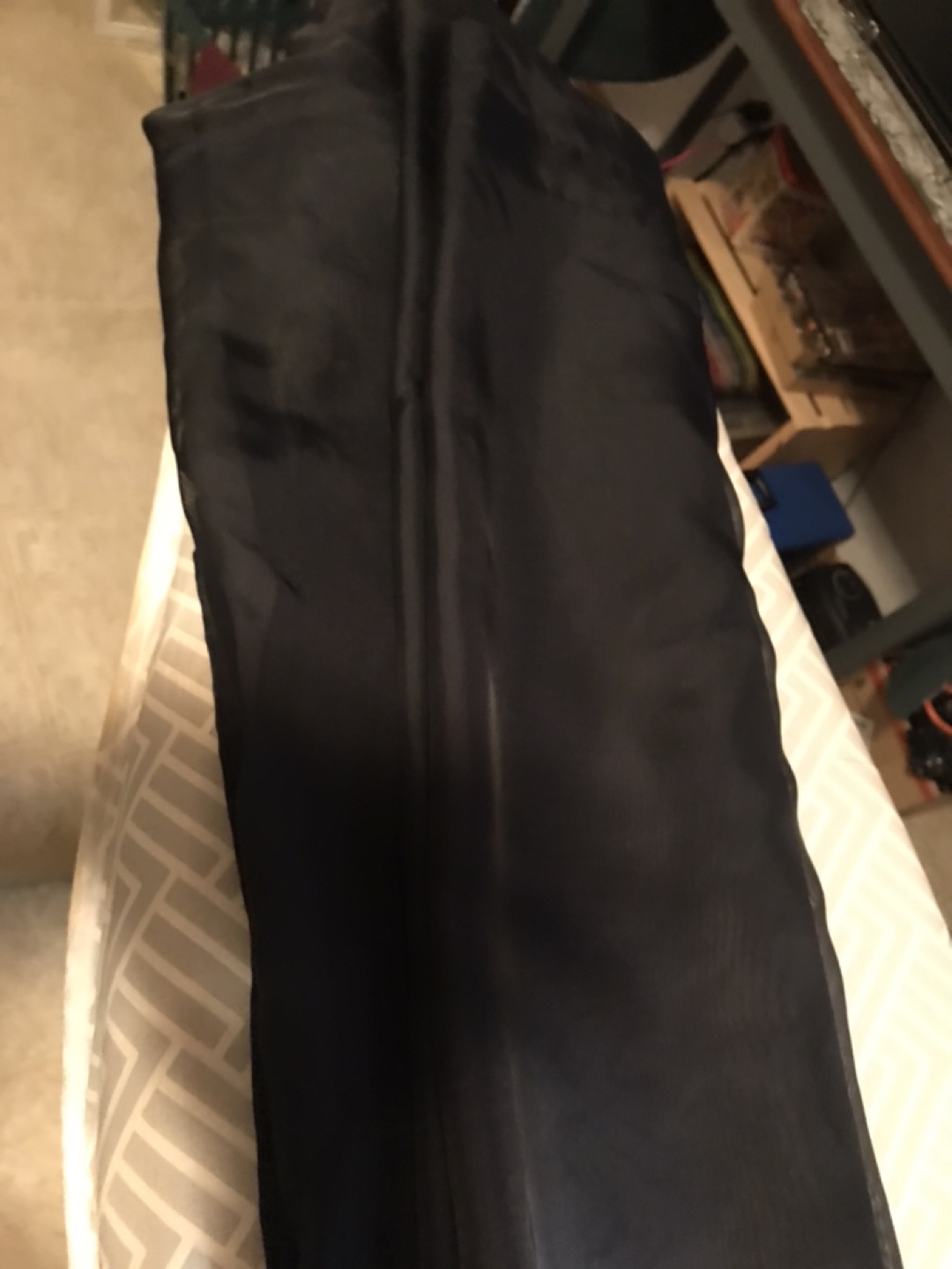 2 Panels Black sheer Curtains 54” X 84”
