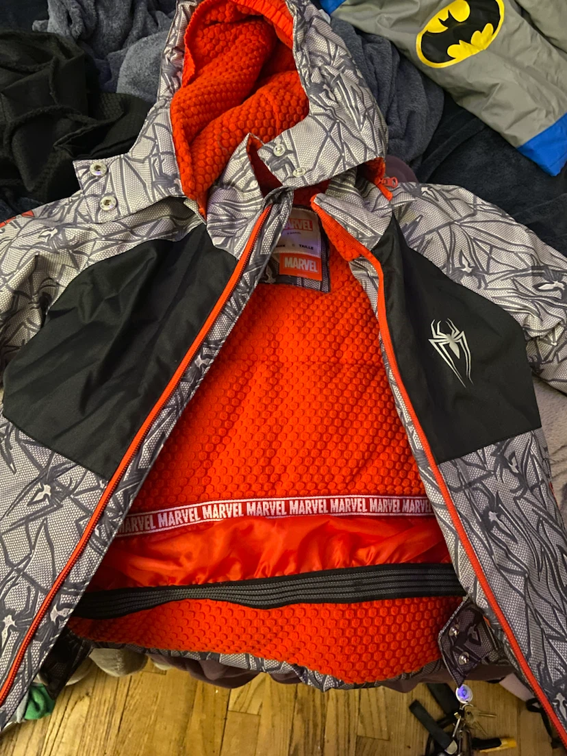 Marvel Spider-Man Winter Jacket - Size 5