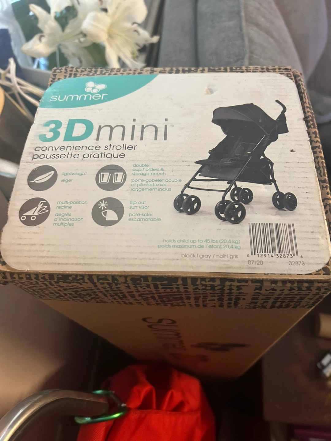 Summer 3Dmini Convenience Stroller - Black/Gray