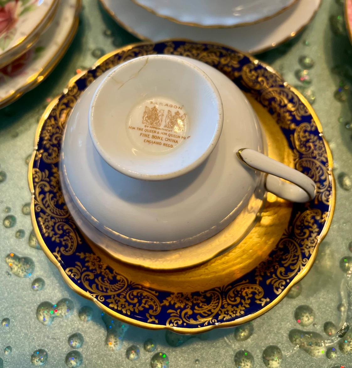 Vintage Paragon Fine Bone China Tea Cup and Saucer - photo 4