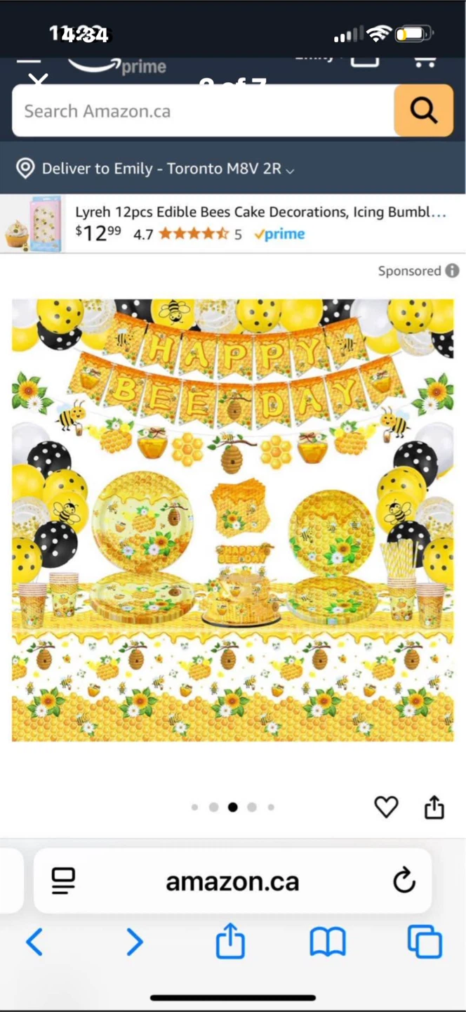162 Pc Bee Birthday Kit - photo 2