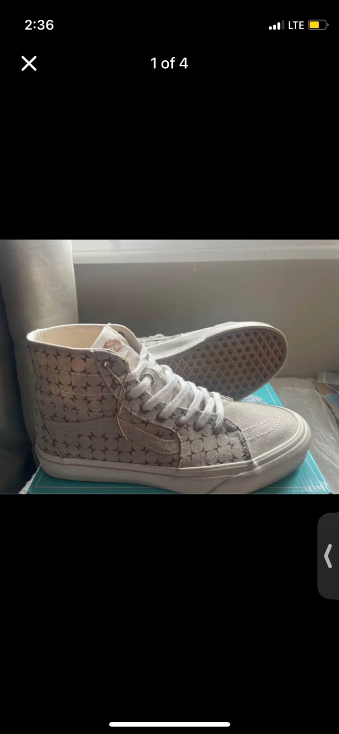 Preloved Vans Sk8-Hi High Top Sneakers - size 8 men or 9.5 women - photo 3
