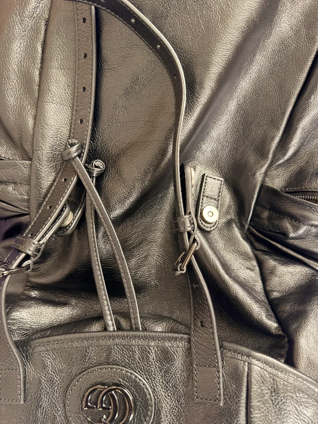 Gucci Black Leather Backpack - photo 4