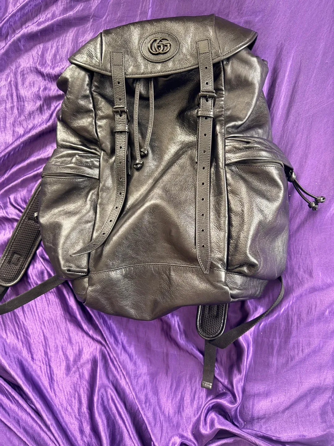 Gucci Black Leather Backpack - photo 5