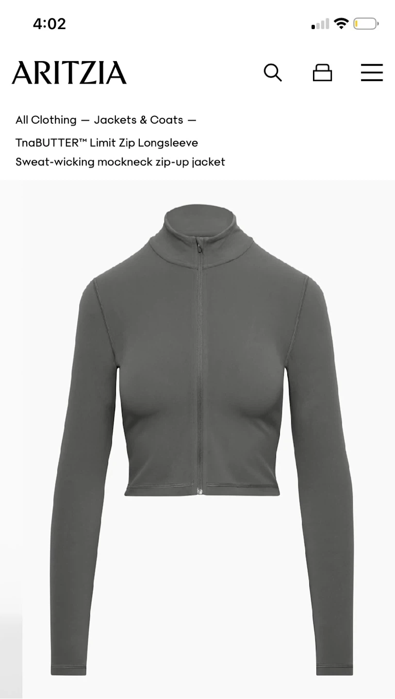 Aritzia zip up