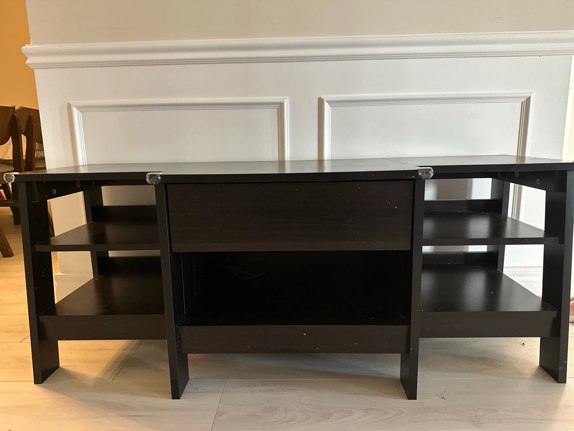 Canadian Tyre- Dark Brown TV Media Console - photo 3