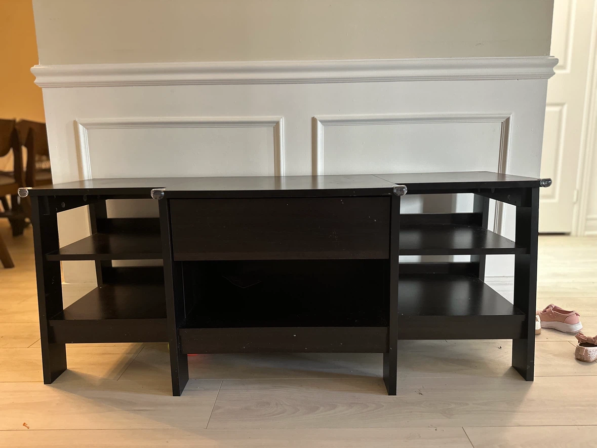 Canadian Tyre- Dark Brown TV Media Console - photo 4