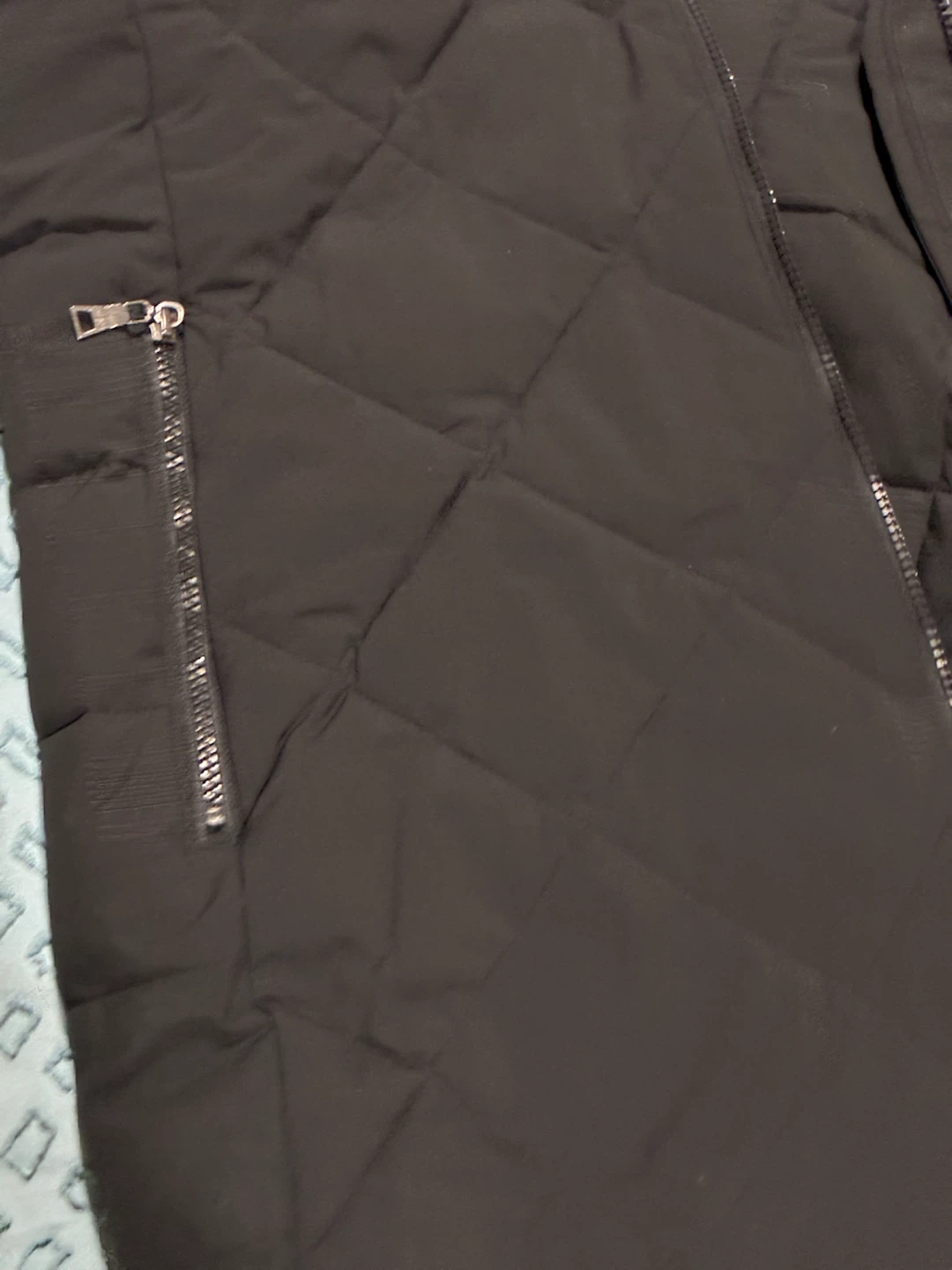 Black Quilted Jacket 3XL - photo 3